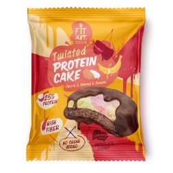 Протеиновое печенье FitKit Twisted Protein Cake   (70 г)