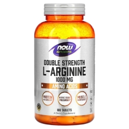 Аргинин NOW L-Arginine 1000 mg   (180 tabs)