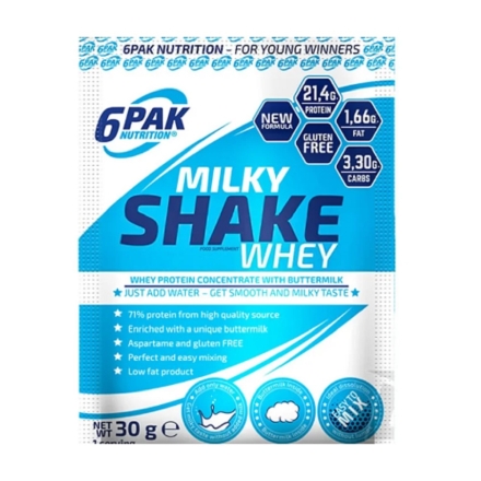 Протеин в пакетиках 6PAK Nutrition Milky Shake Whey   (30g.)
