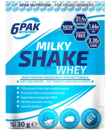 Порционный протеин 6PAK Nutrition Milky Shake Whey   (30g.)