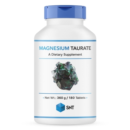 Купить магний таурат (тауринат) SNT Magnesium Taurate 400 mg , магний таурат,  (180 таб.)