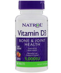 Витамин Д (Д3) Natrol Vitamin D3 5,000IU  (90 таб)