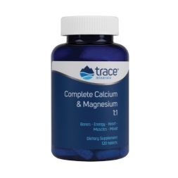 Кальций Trace Minerals Trace Minerals Complete Calcium &amp; Magnesium 120 tabs 