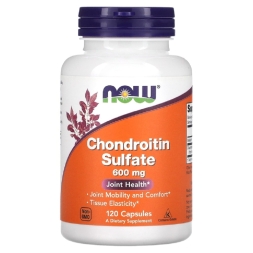 БАД для укрепления связок и суставов NOW Chondroitin Sulfate 600 mg   (120 caps.)
