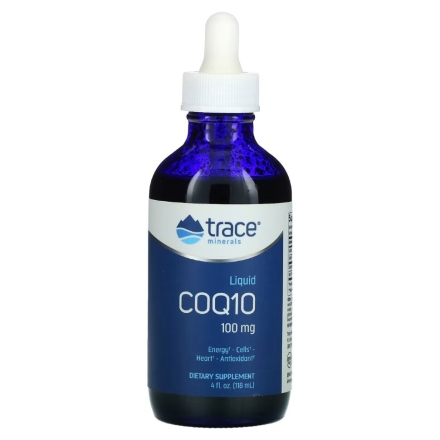 Коэнзим Q10  Trace Minerals CoQ10 100 mg Liquid   (118ml.)