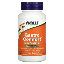 Препараты для пищеварения NOW Gastro Comfort   (60 vcaps)