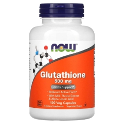 Глутатион NOW Glutathione 500 mg   (120 vcaps)