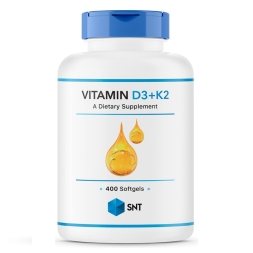 Витамины и минералы SNT Vitamin D3 + K2  (400 softgels)