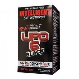 Комплексные жиросжигатели Nutrex Lipo 6 Black Ultra Concentrated  (60 капс)