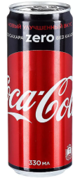 Спортивные напитки  Coca-Cola без сахара   (0,33л)