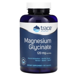 Магний глицинат Trace Minerals Magnesium Glycinate 120 mg   (180 caps.)
