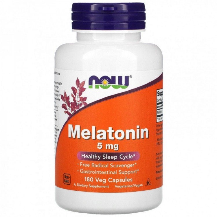 Мелатонин NOW 5mg купить — Melatonin 5 мг в Москве и Краснодаре