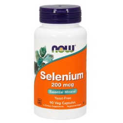 Селен NOW Selenium 200mcg  (90c.)