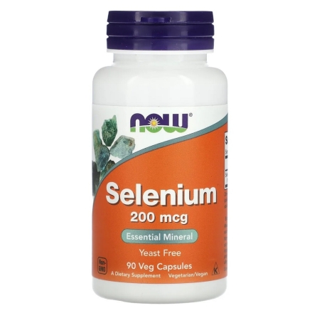Селен NOW Foods Selenium общеукрепляющий, нов селен,  (90 капс.)