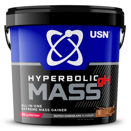 Высококалорийный гейнер USN Hyperbolic Mass спорт пит (4000 г)