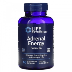 Специальные добавки Life Extension Adrenal Energy Formula   (60 vcaps)