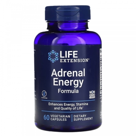Специальные добавки Life Extension Adrenal Energy Formula   (60 vcaps)
