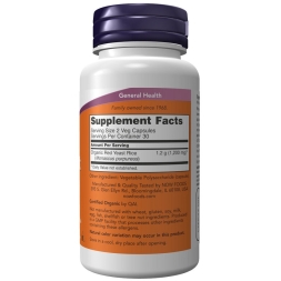  NOW Red Yeast Rice 600 mg  (60 vcaps)