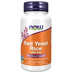  NOW Red Yeast Rice 600 mg  (60 vcaps)