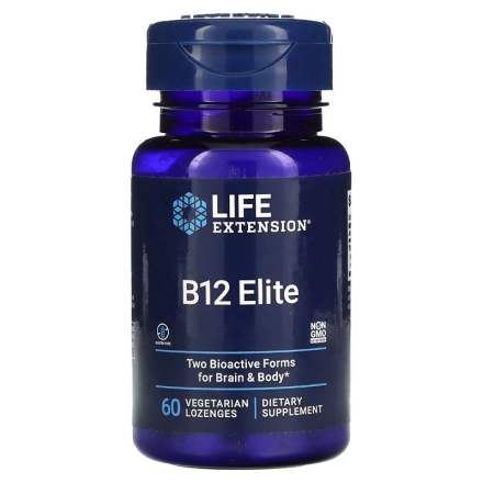 Витамин B12  Life Extension B12 Elite   (60 veg. loz.)