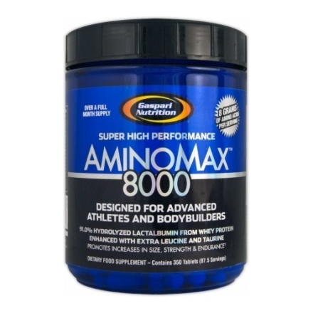 Аминокислоты в таблетках и капсулах Gaspari Aminomax 8000  (350 таб)