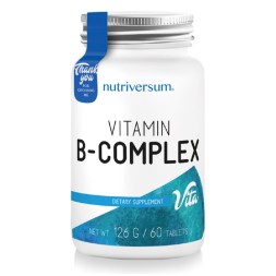 Комплекс витаминов группы B PurePRO (Nutriversum) Vitamin B-complex  (60 таб)