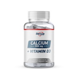 Кальций Geneticlab Calcium 1500 мг + Vitamin D3  (90 таб)