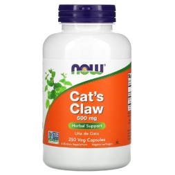 Кошачий коготь NOW Cat's Claw 500 mg  (250 vcaps)