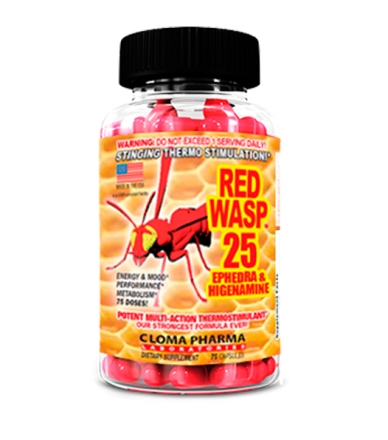  Cloma Pharma Red Wasp 25 Ephedra  (75 капс)