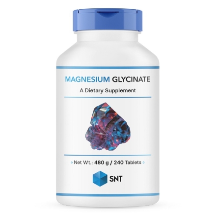 Магний глицинат SNT Magnesium Glycinate 400 магниевая соль (240 таб.)
