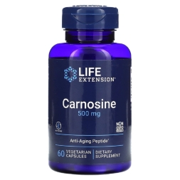 БАДы  Life Extension Carnosine 500 mg   (60 vcaps)