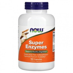 Препараты для пищеварения NOW Super Enzymes   (180 капс)