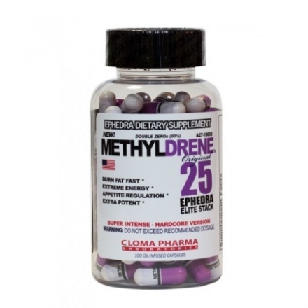  Cloma Pharma Methyl Drene 25 Ephedra Elite Stack  (100 капс)