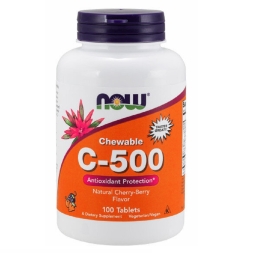 Витамин C NOW C-500 Chewable   (100 tabs)