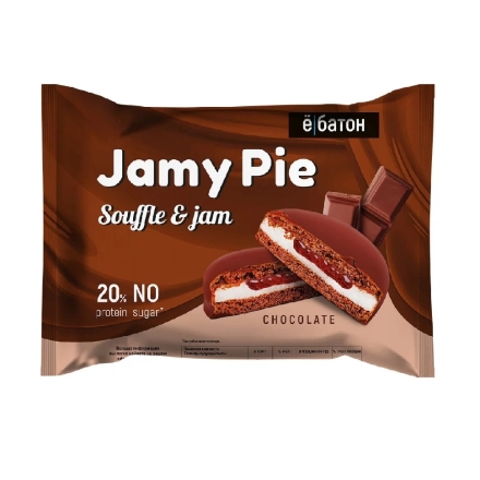 Полезный перекус  Ёбатон Jamy Pie печенье с джемом x9  (60 гр.)