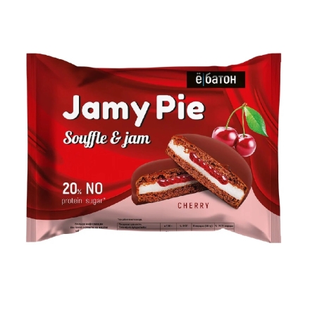 Полезный перекус  Ёбатон Jamy Pie печенье с джемом x9  (60 гр.)