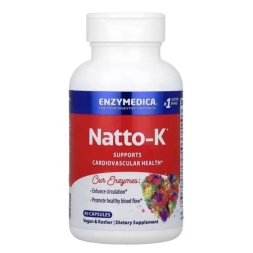 Таблетки для пищеварения ENZYMEDICA Natto-K  (90 vcaps)