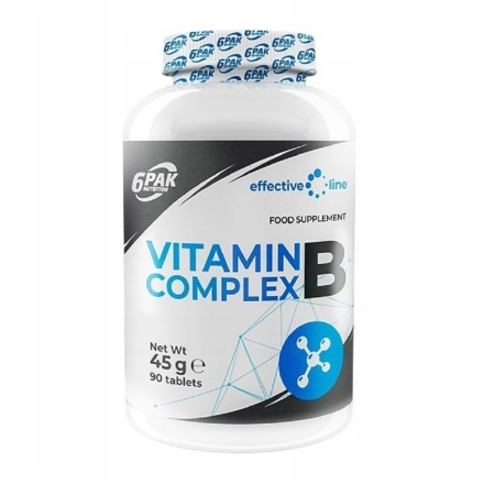 Комплекс витаминов Б 6PAK Nutrition Vitamin B Complex  (90 таб)