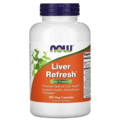 Гепатопротекторы для печени NOW Liver Refresh   (180 vcaps)