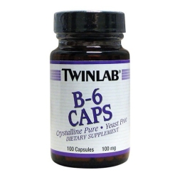 Витамин B6  Twinlab B-6  (100 капс)