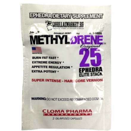  Cloma Pharma Methyl Drene 25 Ephedra Elite Stack  (2 капс)