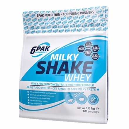 Сывороточный протеин 6PAK Nutrition Milky Shake Whey Сывороточный  (1800 г)