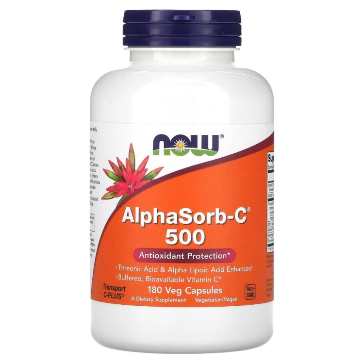AlphaSorb-C 500 NOW Foods (180 капс) купить по доступной цене в ...