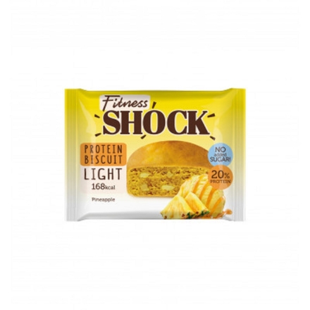 Десерты без сахара FitnesShock Protein Biscuit Light 1x10  (40 г)