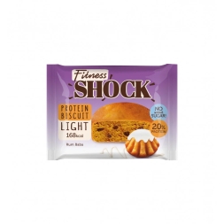 Десерты без сахара FitnesShock Protein Biscuit Light 1x10  (40 г)