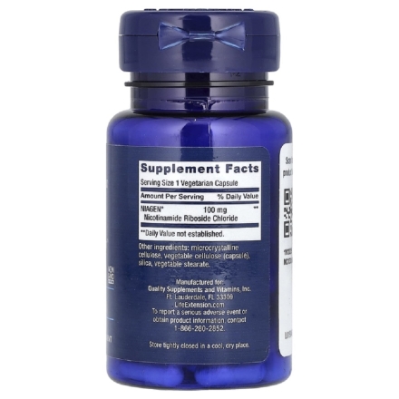 Витамины для спортсменов Life Extension NAD+ Cell Regenerator™ 100 mg  (30 vcaps)