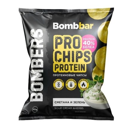 Протеиновые чипсы  BombBar PRO Chips Protein  (50 гр.)