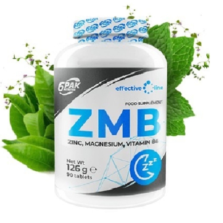 ZMA (ЗМА) 6PAK Nutrition ZMB  (90 таб)