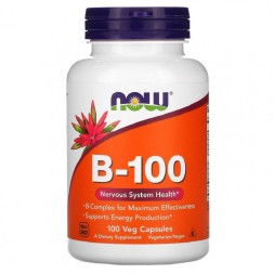 Витамины группы B NOW B-100   (100 vcaps)