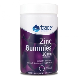 Цинк Trace Minerals Trace Minerals Zinc 60 Gummies 